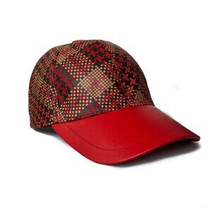 Real Sheepskin Leather Ball Cap for man and ladies